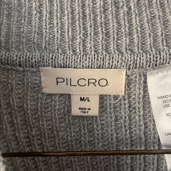 Pilcro Light Gray Knit Sweater Vest - Picture 2 of 3